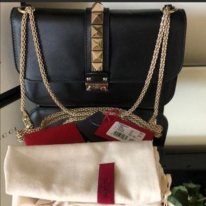 Valentino rockstud handbag black prestine condition